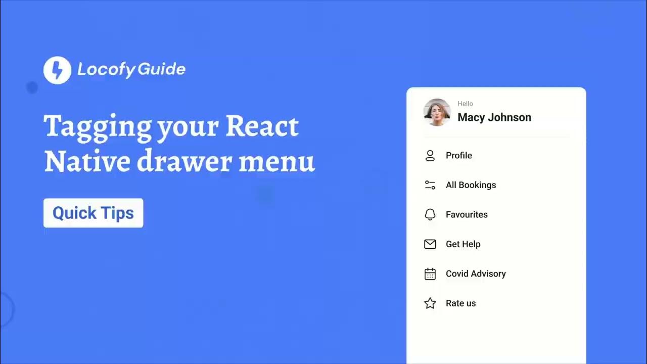 Locofy.ai Tagging your React Native Drawer Menu [Guide] YouTube