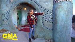 How an 'Earthship' can reduce greenhouse gas emissions by Good Morning America 5,891 views 15 hours ago 6 minutes, 19 seconds