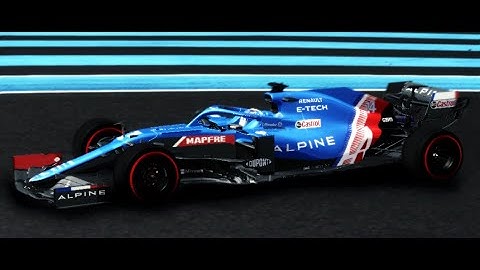 [rFactor] F1 2021 Alpine A521 Fernando Alonso Onboard Paul Ricard