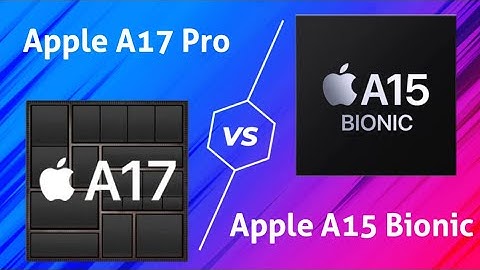 Apple A17 Pro vs Apple A15 Bionic 💥 @thetechnicalgyan / Apple A15 Bionic vs Apple A17 Pro
