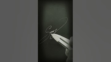Saroj name signature #signature#shorts #shortsfeed #cursivewriting