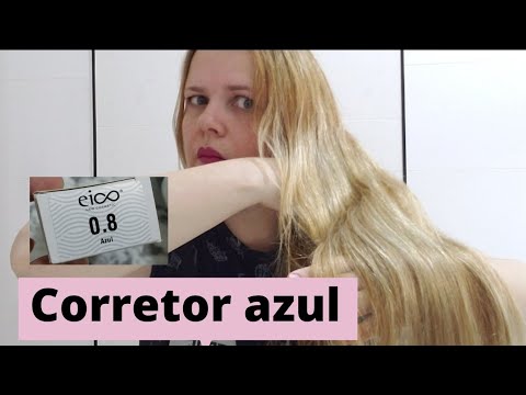 COMO MATIZAR COM CORRETOR AZUL PARA NEUTRALIZAR O LARANJA | FAZENDO A MISTURINHA E APLICANDO