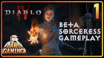 Diablo 4 Early Access Beta - Lightning Sorceress Gameplay - Part 1