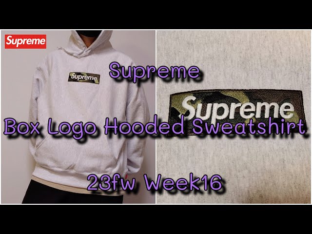 Supreme 23FW Box Logo Hood Camo M GREYsupreme