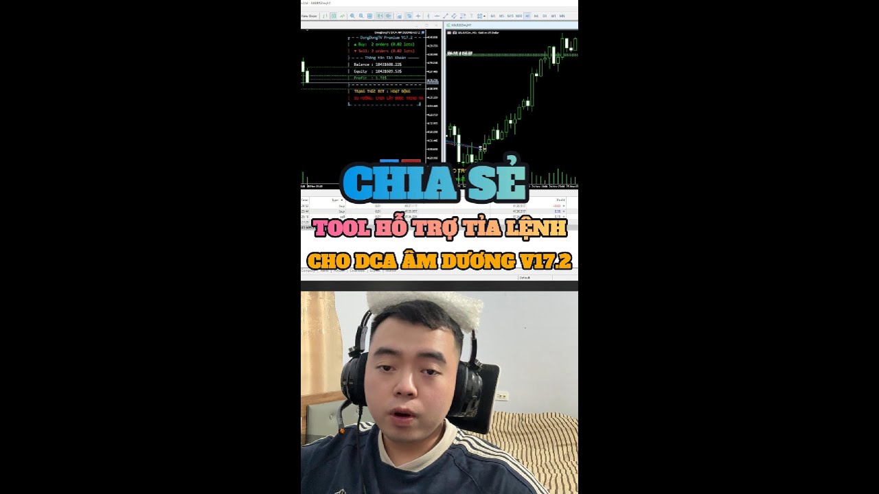 CHIA SẺ TOOL EA HỖ TRỢ TỈA LỆNH CHO DCA ÂM DƯƠNG - FOREX DONGDONG TV