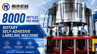 Rotary Type Sticker Labeling Machine#nanchengmachinery #factory #label