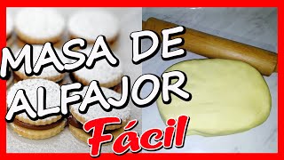 ✅COMO HACER MASA DE ALFAJOR suave y MUY FÁCIL