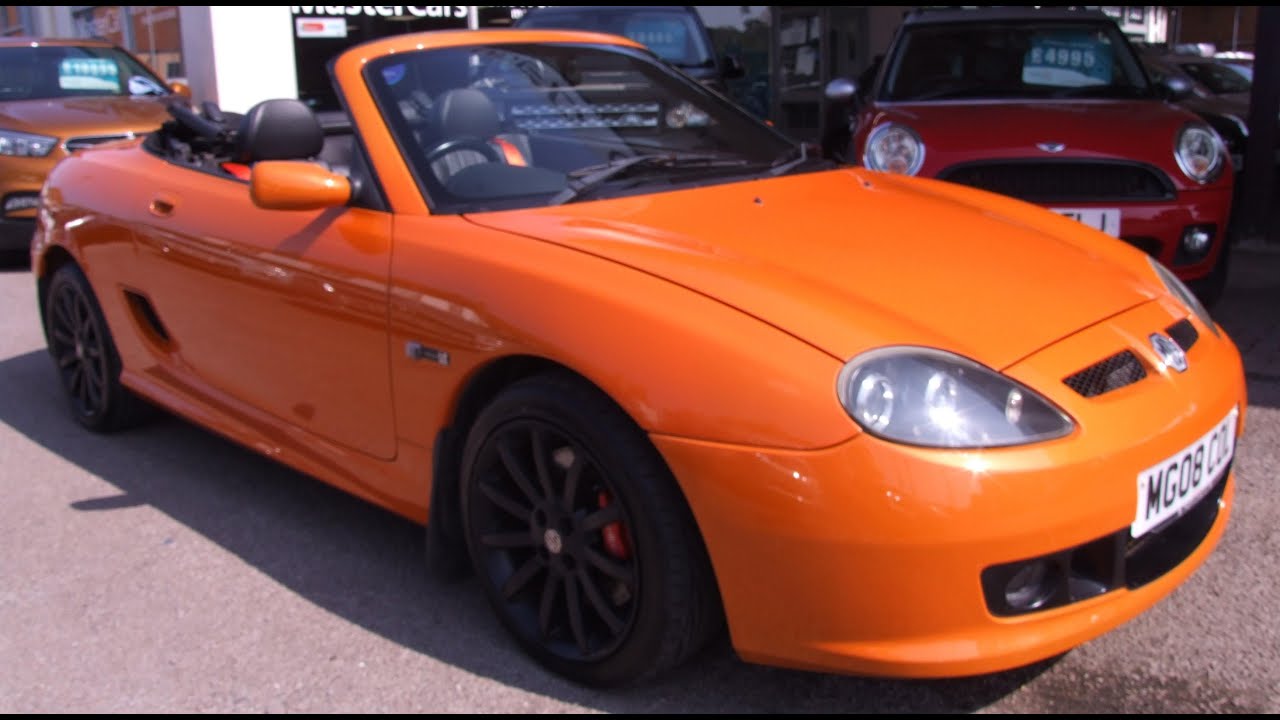 2008 58 MG TF 1.8 LE 500 2dr Convertible Orange with Orange Hard Top, Only 41466 miles FSH £8995