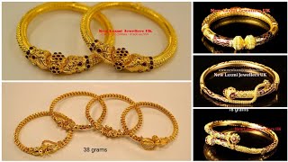 Latest Gold Kada Bangles for women with 