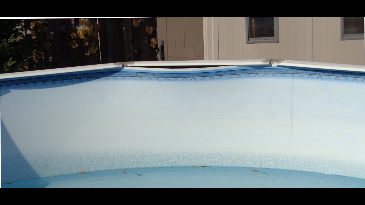 Above Ground Pool Liner Pulling Away From Wall