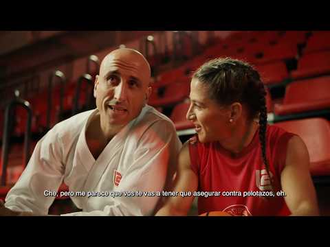 LA SEGUNDA SEGUROS - Manu Ginóbili y la Peque Pareto intercambian judo y basquet (Argentina 2024)