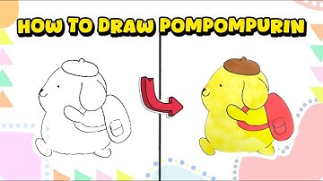 How to Draw Pompompurin from Sanrio Studio – Kawaii Guide
