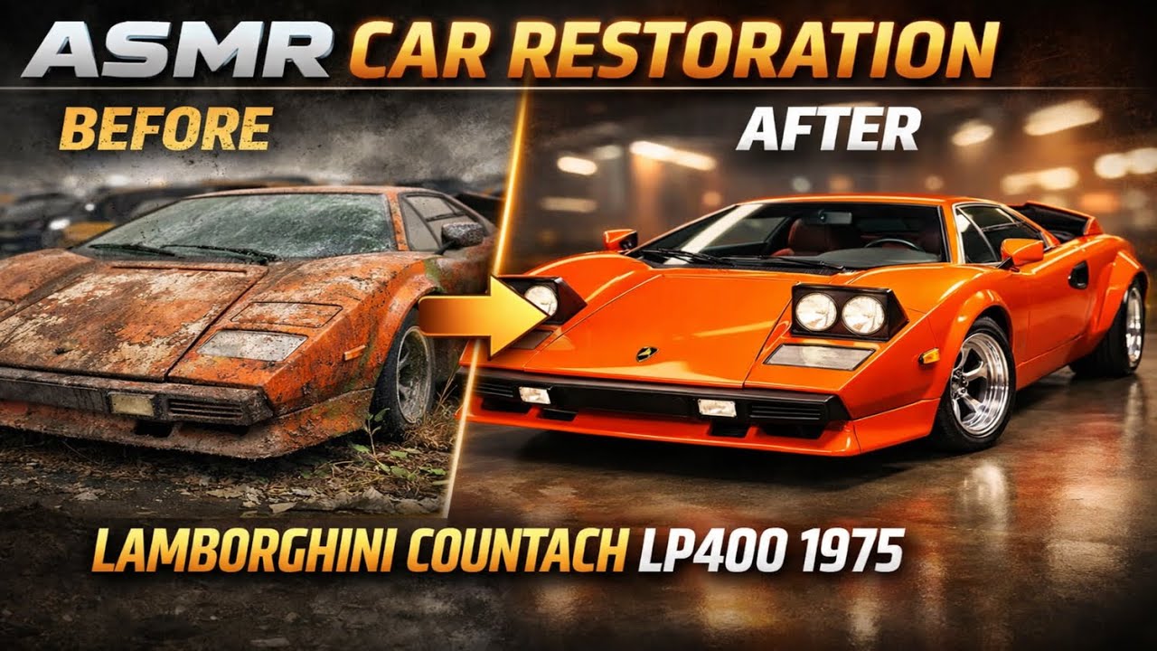 Lamborghini Countach LP400 1975 Restoration | Abandoned to Showroom New