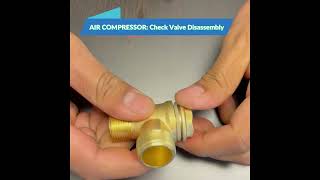 Air Compressor Service - Check Valve Repair