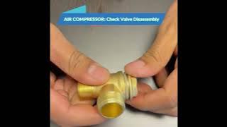 Air Compressor Service - Check Valve Repair