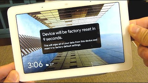 Google Home Hub | Factory Reset | How to Remove and Unlink Google Nest Hub