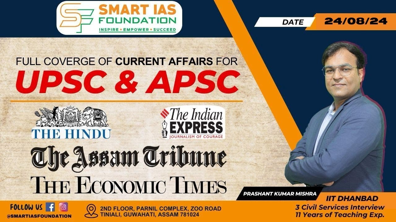 24th Aug 2024 Daily Current Affairs Analysis - YouTube