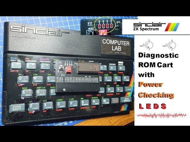 ZX Spectrum - Power & Transistor fault finding with my new Diag