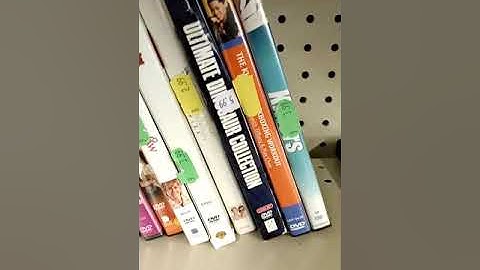 Salvation army thrift store is games and videos going out of pocket