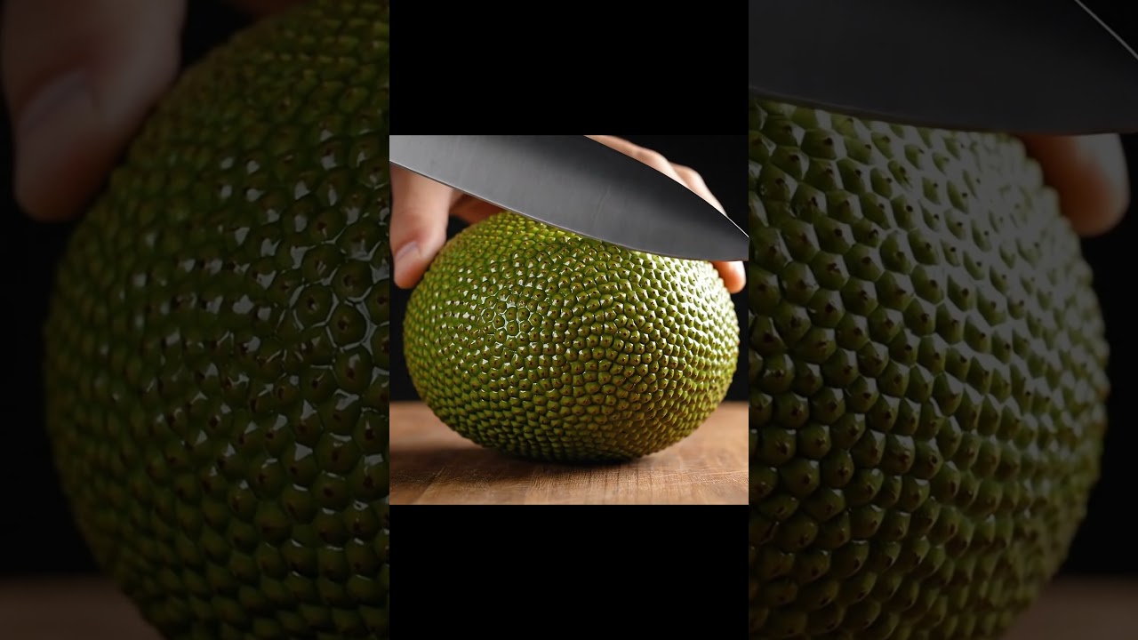 Satisfying Realistic Glass Jackfruit 🌿 | Hyper-Realistic ASMR Sounds Only