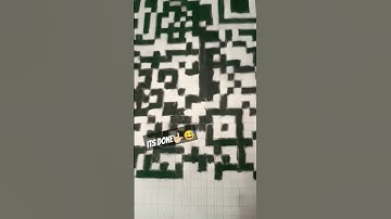 Making QR code is so difficult,it takes 2 weeks #drawing