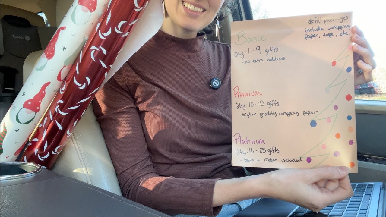 ASMR Gift Wrapping Consultation Roleplay (soft spoken, typing, paper crinkles, writing)