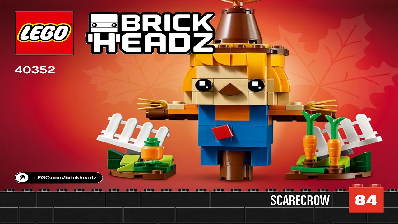 LEGO instructions - BrickHeadz - 40352 - Thanksgiving Scarecrow