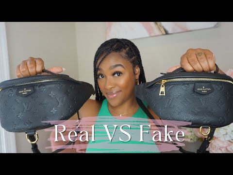 Real VS Fake Louis Vuitton X Sepreme Bumbag Beltbag Detail Review 