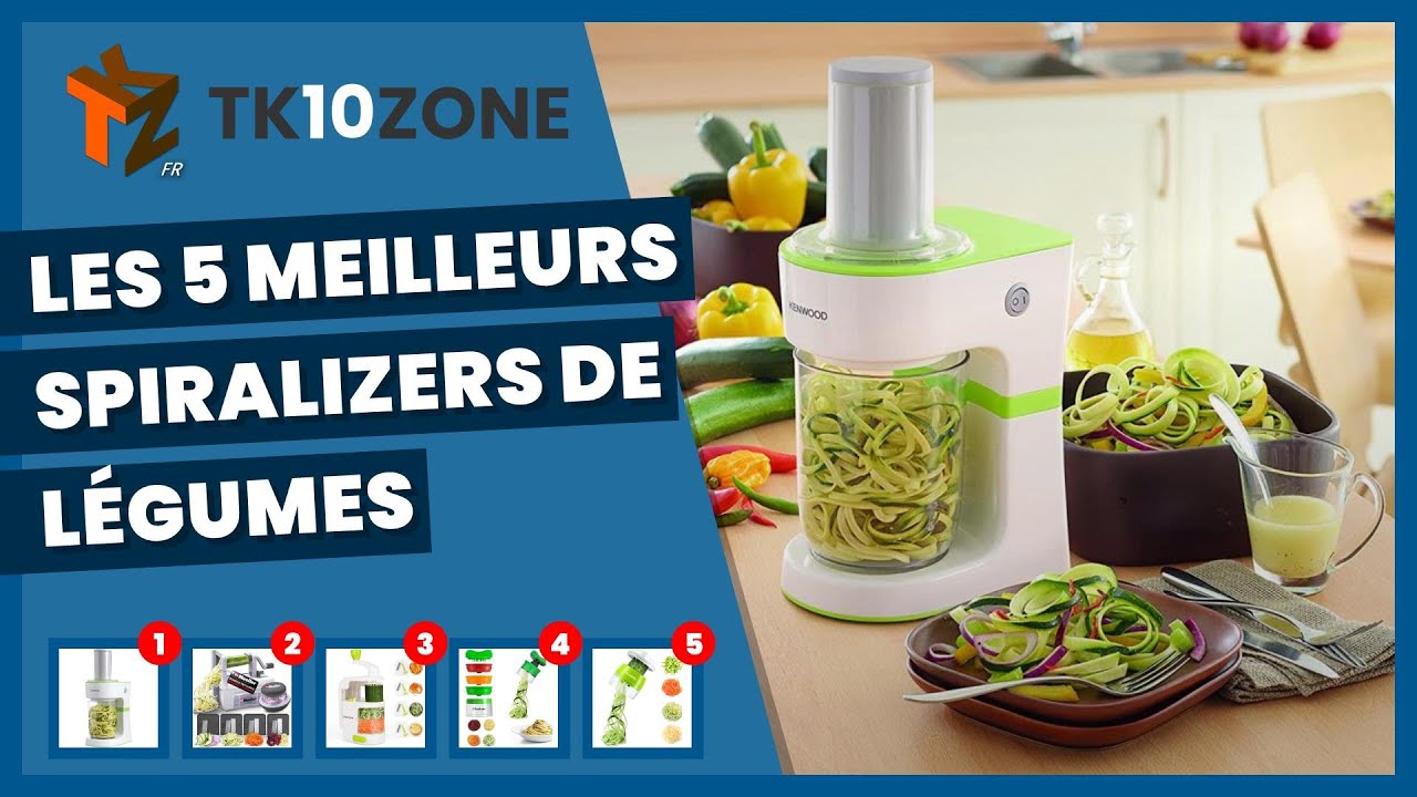 Les 5 meilleurs spiraliseurs ou trancheurs de légumes 