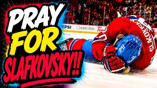 Juraj Slafkovsky Injury | Montreal Canadiens vs Buffalo Sabres (Game 4) 2026 Highlights