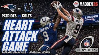 Divisional Playoff:  This Game Took Years Off My Life (Colts vs. Pats) | Madden26 Patriots Franchise