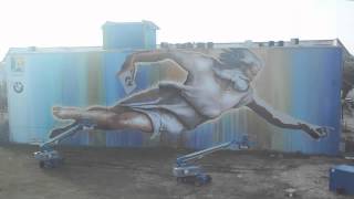 Preservons la Creation, Time Lapse - Houston 2014 #TheBiggestMuralinHouston