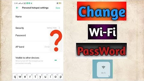 How To Change Wifi Password Mobile In Kannada ||