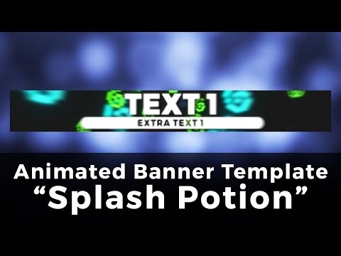 3d Advanced Minecraft Server Banner Template Gif Splash