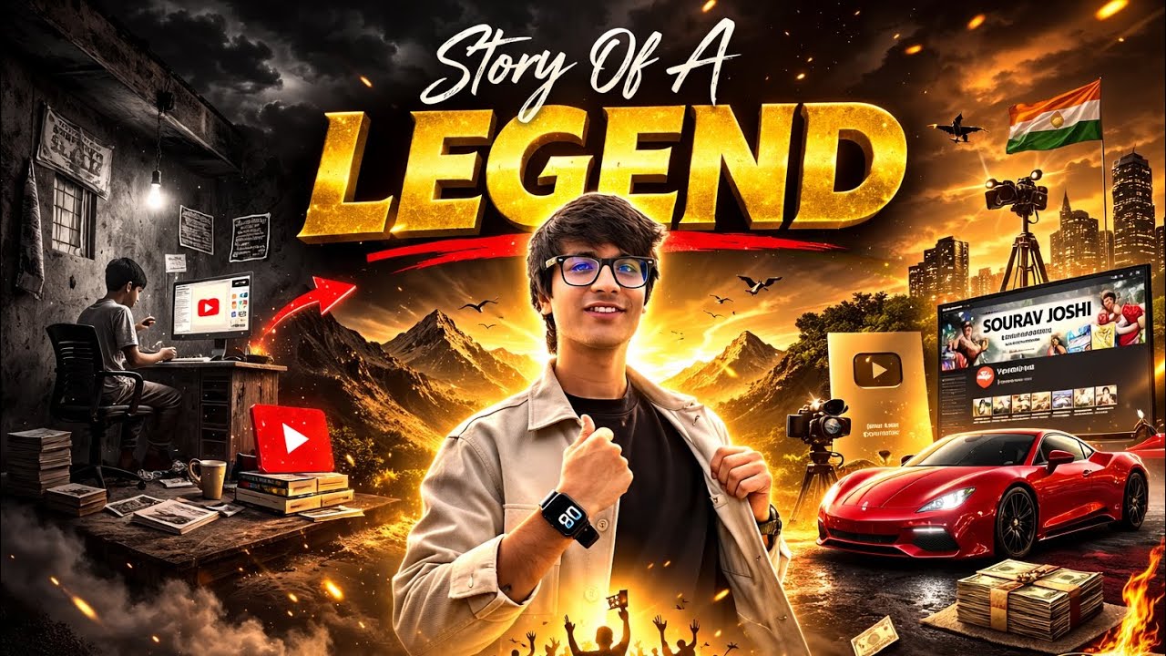 SOURAV JOSHI SUCCES STORY #souravjoshi #story