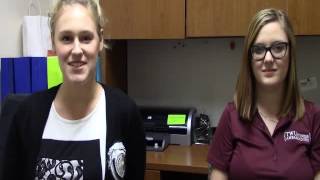 TWU Students Jesse Malone and Erin Engel Promote NDLW