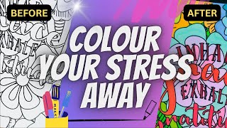 Color Your Stress Away
