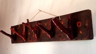 How To Make A Handy Entryway Coat Rack From Wood - DIY Crafts Tutorial - Guidecentral