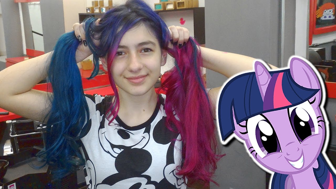 Unicórnio Twilight Sparkle Pintei Cabelo Colorido Olha No Que Deu (Hair, Rainbowdash, Unicorn, Pony)