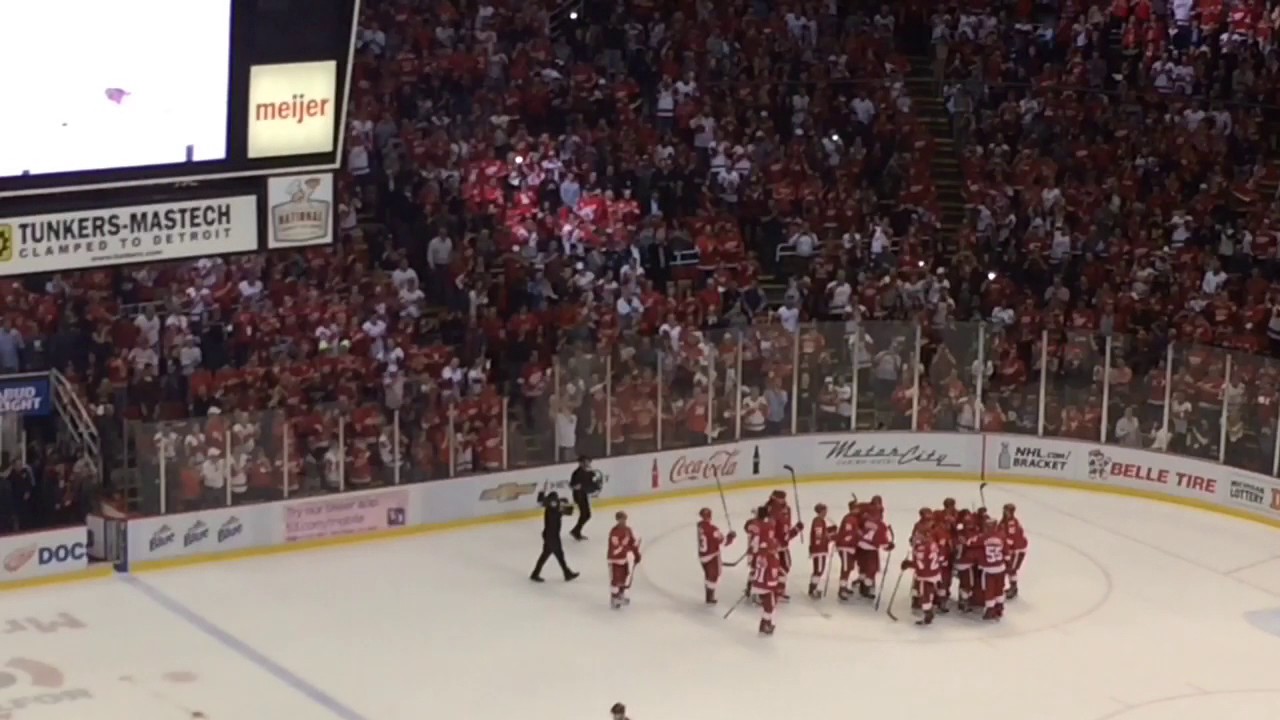 Red Wings win final game at Joe Louis Arena