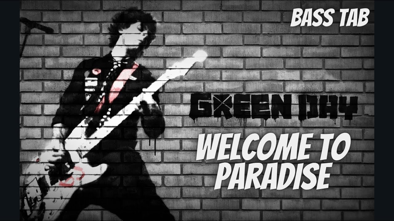 Green Day - Welcome To Paradise (BASS TAB PLAY ALONG) - YouTube