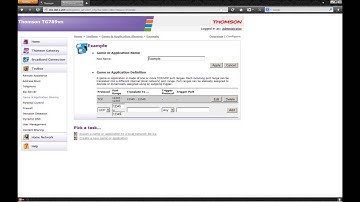 Portforwarding on Technicolor Modem - TG Models