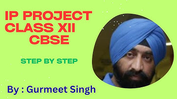 Python Project IP | New Syllabus | CBSE | Class 12