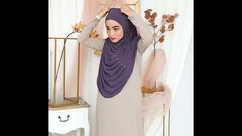 Tutorial : Instant Shawl (MARYAM) by Mawaddah Izzati