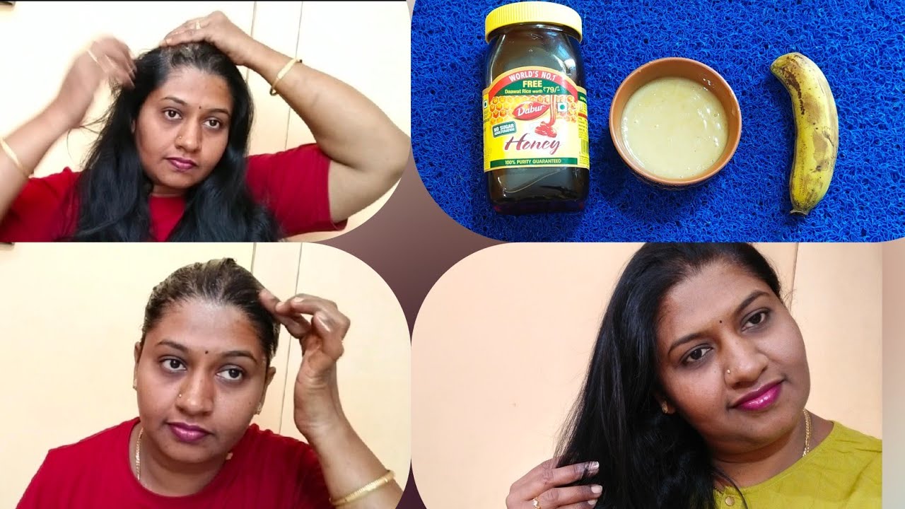 BANANA HAIR MASK for HAIR SMOOTHENING SOFT SILKY STRAIGHTDRY FRIZZY