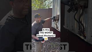Would you let him work on your truck 😳 #viral #truckdriver #trucking #trucker #cdl  #truckernews