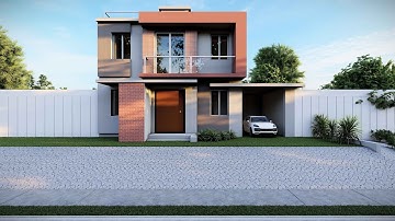 Modern 3D House Design | Exterior Rendering with Lumion & SketchUp