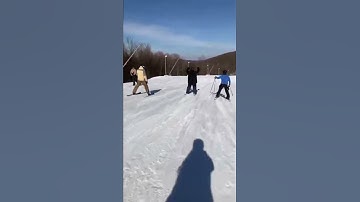 Thumbnail of Skiing with Friends at Wisp Resort #shorts