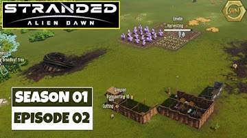 Lightning Rod Construction Research! Stranded Alien Dawn Gameplay [S01E02]
