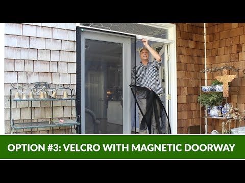French Door Option 3 - Velcro with Magnetic Doorway